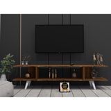 Enfa Store Rayo Tv Ünitesi,mdf,tv Sehpa,tv Dolap,kolay Kurulum - Koyu Ceviz - 140 cm