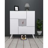 Enfa Store Steady Çok Amaçlı DOLAP,%100 Mdf,çocuk Dolabı,dolap,şifonyer - Beyaz