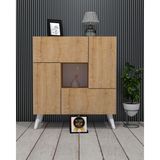 Enfa Store Steady Çok Amaçlı DOLAP,%100 Mdf,çocuk Dolabı,dolap,şifonyer - Ceviz