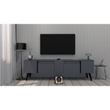 Enfa Store Tavolo 2 Tv Mdf Tv Ünitesi - Antrasit - Siyah