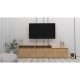 Enfa Store Velo 3 Tv Ünitesi,mdf,tv Sehpa,tv Dolap,kolay Kurulum - Ceviz - 160