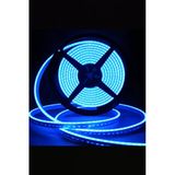 Enfe 25 Metre Cob Şerit Neon Led Mavi 220V | 800 Lümen • Ip65 Dış Mekan • Fişli Prize Tak Kullan