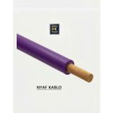Enfe Elektrik 0,22 mm² NYAF Kablo - Çok Telli Esnek Bakır Tesisat Kablosu 5 Metre Rulo