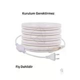 Enfe Kcl060 100 Metre Cob Şerit Neon 800 Lümen Led 220V Günışığı (Ip65 Dış Mekan Uyumlu) Beyaz