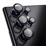 enfein Galaxy S23 Ultra İle Uyumlu Lens Koruyucu Kolay Tak Çıkar Ergonomik İnce Tasarım Kırılma Ve Çizilme Önleyici CmConan Kamera Koruyucu Siyah
