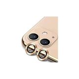 Enfein iPhone 11/12 İle Uyumlu CmCov Kamera Lens Koruyucu Kolay Tak Çıkar Ergonomik İnce Tasarım Kırılma Ve Çizilme Önleyici Gold