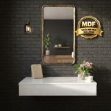 Eng Ahşap Makyaj Masası Dresuar Mdf Çekmeceli Duvara Montajlı Dolap 80CM - Beyaz