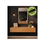 ENG AHŞAP MDF Makyaj Masası ve Dresuar 120x30 cm Çekmeceli Modern Tasarım Safir Meşe