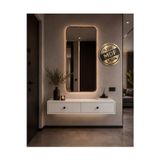 Eng Ahşap Modern Mdf Beyaz 2 Kapaklı Makyaj Masası - Dresuar
