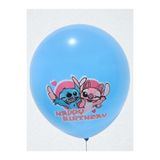 ENG PARTİ DÜNYASI 10 Adet Stick Karakter Happy Birthday Balon - ENG-B1119