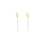 Engin Gold 14 Ayar Sade Altın Sarkıt Küpe
