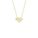 Engin Gold 14k Altın Diamond Figürlü Kolye