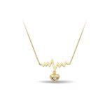 Engin Gold 14k Altın Kalp Atışı Kolye