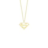 Engin Gold 14k Altın Superman Kolye