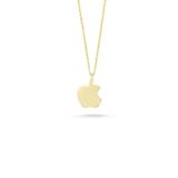 Engin Gold 14k Sade Altın Apple Kolye