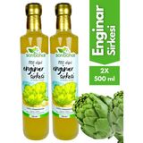 Enginar Sirkesi 500 ml 2'li Paket - Organik Doğal Fermente