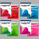 English File 4th Edition Elementary + Pre-intermediate + intermediate + intermediate Plus Student's Book With Online Practice + Workbook (Access Code VARDIR) ( 4 lü SET)