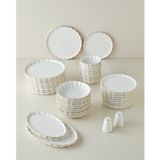 English Home 24057480 Aura Porselen Yemek Takımı 53 Parça 12 Kişilik Gold