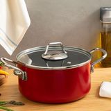 English Home 26 cm Kırmızı Excellence Alüminyum Non-Stick Tencere