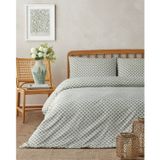 English Home --99-999-- Chic Bloom Kolay Ütülenir Çarşaflı Çift Kişilik Nevresim Takımı 200X220 Cm Yeşil