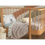 English Home Adella Pamuklu Trikolu Bebe Battanıye 80X120 cm Bej