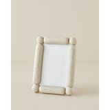 English Home Alina Krem Renkli Polyresin Fotoğraf Çerçevesi 10x15 cm Modern Tasarım