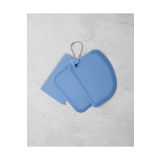 English Home Aline Plastik 3'lü Hamur Spatulası Mutfak Gereci 12,5X10 cm Mavi