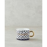 English Home All Raindrop New Bone China Yılbaşı Kupa 345 ml Siyah - Beyaz