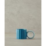 English Home Angled New Bone China Kupa Turkuaz