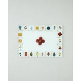 English Home Arnie Cam Kesme Tahtası 25x35 Cm Renkli Çok Renkli