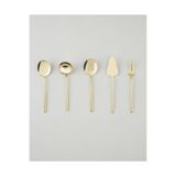 English Home Aurelia Paslanmaz Çelik 5'li Servis Seti 20,5x22,8x21,8x23,5x22 cm Gold