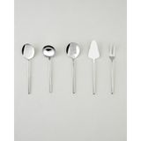 English Home Aurelia Paslanmaz Çelik 5'li Servis Seti 20,5X22,8X21,8X23,5X22 cm Silver - Gümüş