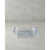 English Home Bake&serve Cam Kare Izgaralı Fırın Kabı 30X27 cm Şeffaf - 30 x 27 cm