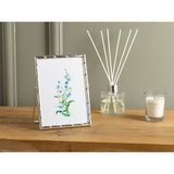 English Home Bamboo Metal Çerçeve Silver - Beyaz - Standart