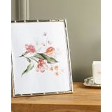 English Home Bamboo Metal Çerçeve Silver