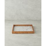 English Home Berilda Dekoratif Tepsi 33x33 cm Krem