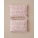 English Home Berry Garden 50x70 cm Kırmızı Kolay Ütülenir 2'li Yastık Kılıfı Desenli