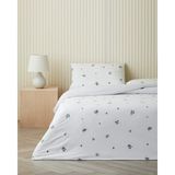 English Home Berryscus Kolay Ütülenir Çarşaflı Çift Kişilik Nevresim Takımı 200x220 cm Mor