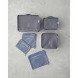 English Home Blare 6'li Organizer Set Gri - 41 Delft Blue