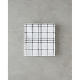 English Home Blockify 20'li Kağıt Peçete 33x33 cm Siyah - Beyaz