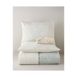 English Home Bloom Sonata Pamuk Çift Kişilik Çarşaflı Nevresim Takımı 200x220 cm Yeşil-Krem
