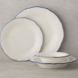 English Home Blue Way Mavi Porselen 24 Parça 6 Kişilik Yemek Takımı
