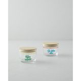 English Home Bon Vita Cam 2'li Baharatlik 220 ml - 220 ml Mavi-yeşil - Mavi - Beyaz