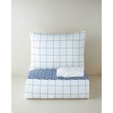 English Home Border Dots Kolay Ütülenir Çarşaflı Tek Kişilik Nevresim Takımı 160x220 cm Lacivert - 160 x 220 cm