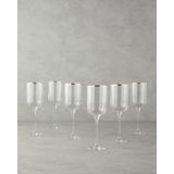 English Home Bridgette Cam 6'lı Kadeh 350 ml Gold