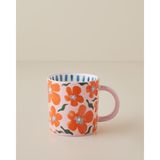 English Home Bright Bliss Renkli New Bone China Kupa 370 ml 1 Parça Şık Tasarım