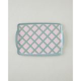 English Home Bright Charm Melamin Kaydırmaz Tepsi 25x38 cm Pembe - 25 x 38 cm