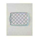 English Home Bright Charm Melamin Kaydırmaz Tepsi 25x38 cm Pembe