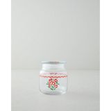 English Home Bright Parade Cam Kavanoz 500 ml Kırmızı - Beyaz - 1