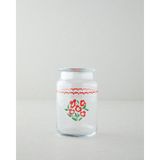 English Home Bright Parade Cam Kavanoz 880 ml Kırmızı - Beyaz - 1